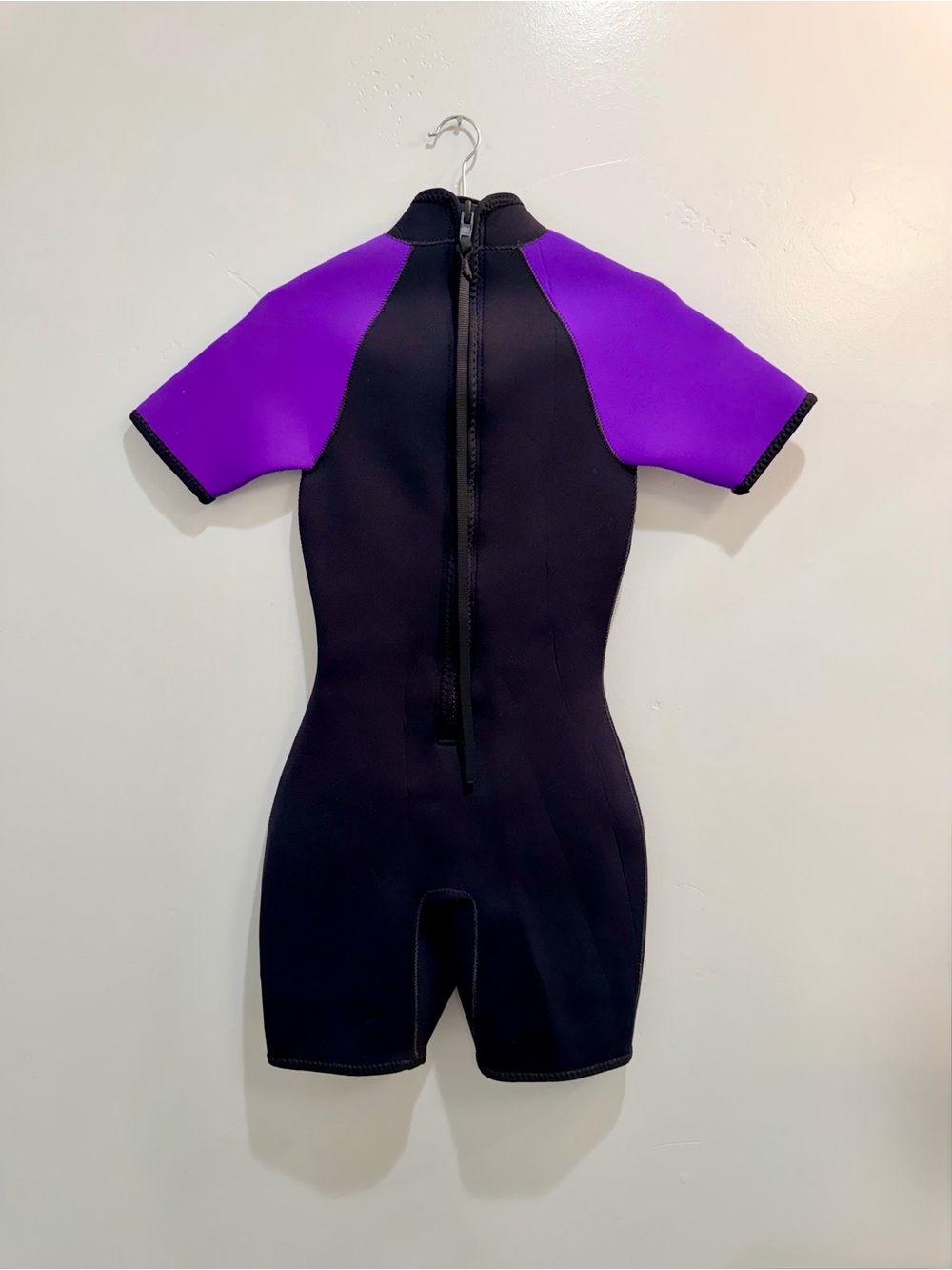 Vintage 90s WaterWear by International Divers Inc. Women's Shorty Wetsuit NWT S - Picture 2 of 7